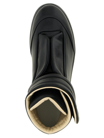 Maison Margiela Black Calfskin Chunky Sneakers