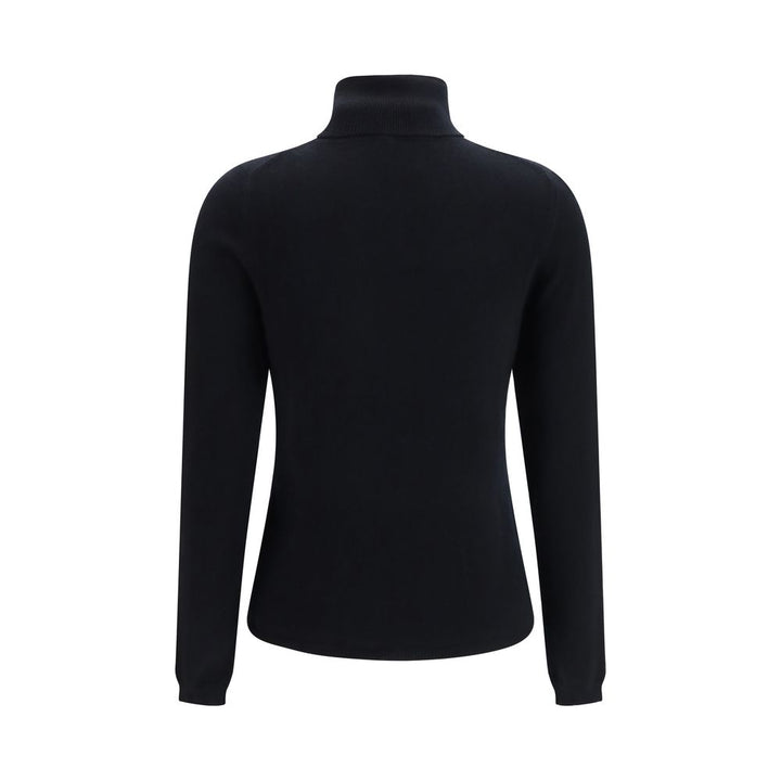 Allude Black Cashmere Turtleneck