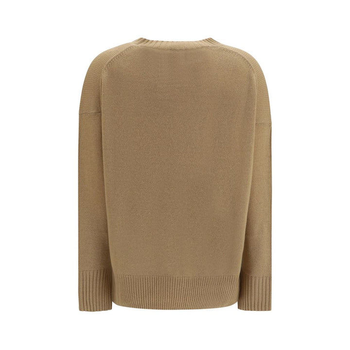 Allude Beige Cashmere Sweatshirt