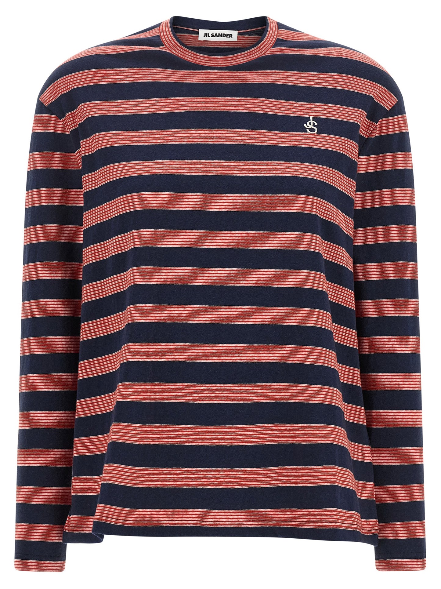Jil Sander Multicolor Cotton Long Sleeve T-Shirt
