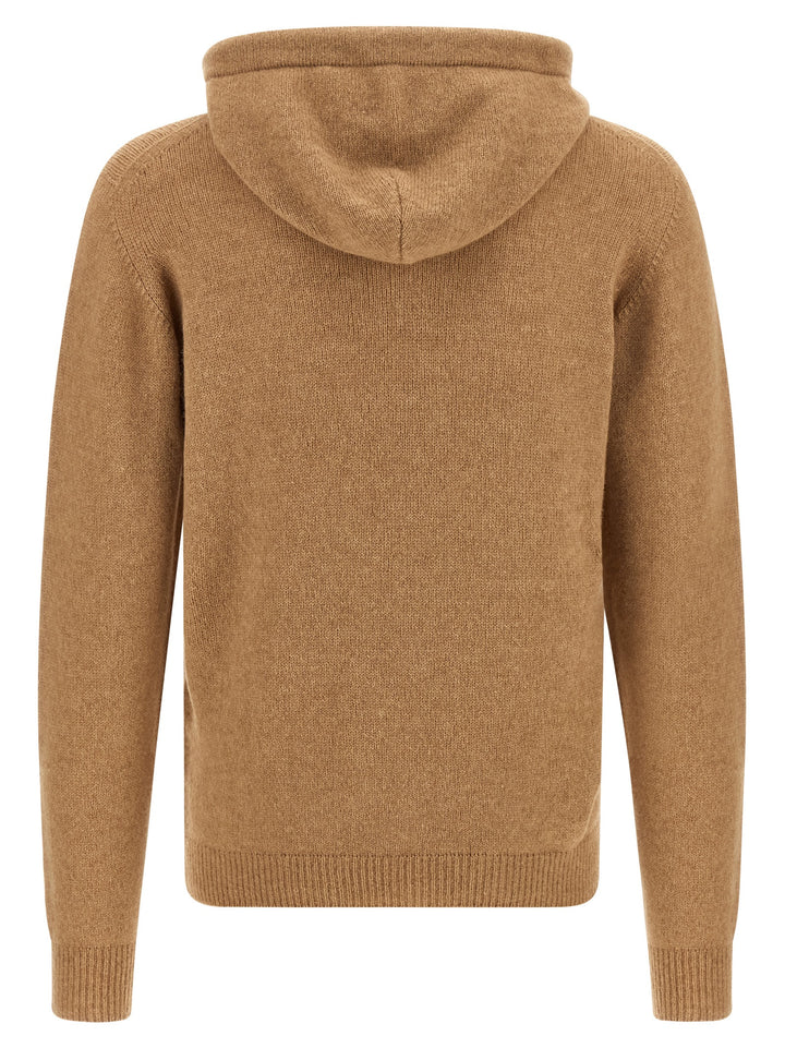 Roberto Collina Beige Wool Cardigan