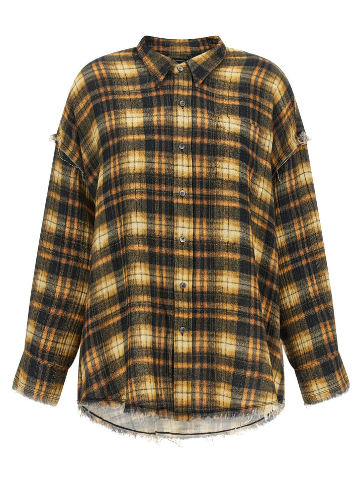 R13 Brown Cotton Blouse