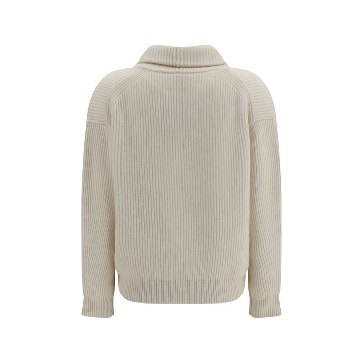 Forte_Forte White Wool Oves Aries Cardigan