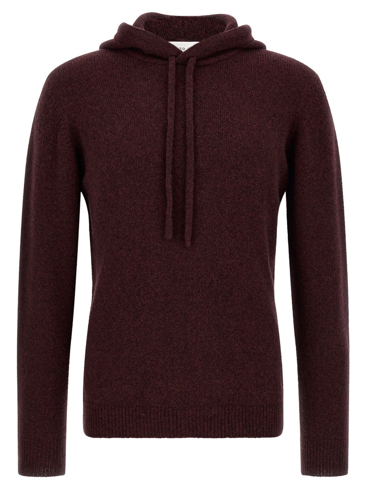 Roberto Collina Bordeaux Wool Cardigan