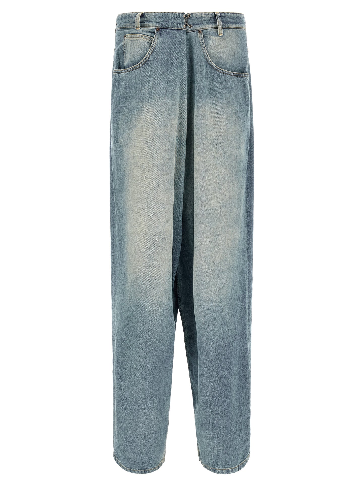 Maison Margiela Blue Cotton Jeans Denim
