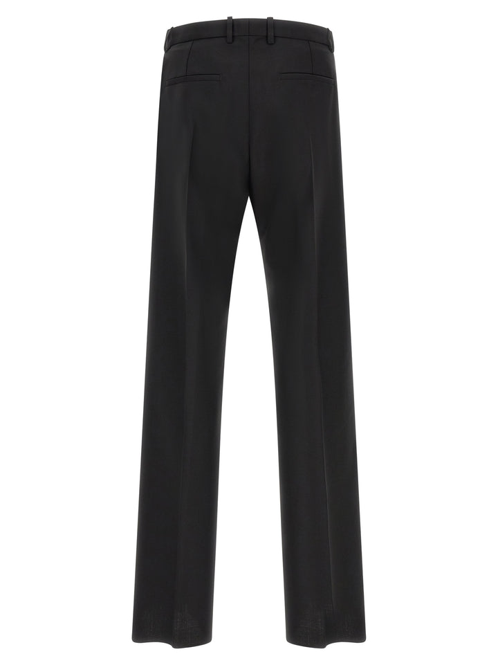 Jil Sander Black Virgin Wool Dress Pants