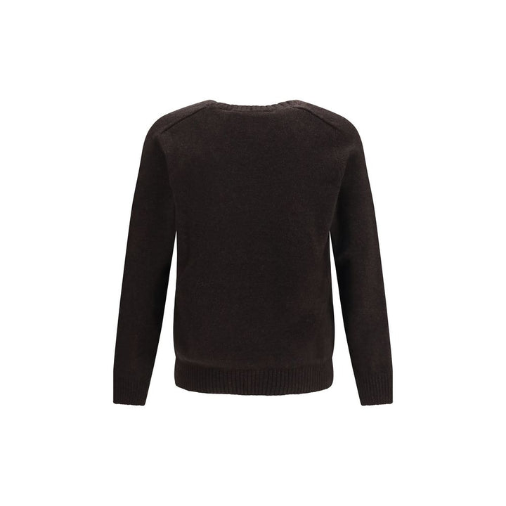 Brooksfield Brown Wool Oves Aries Sweatshirt