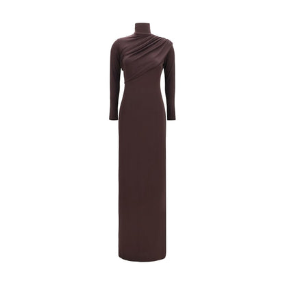 Courrèges Brown Viscose Casual Dress