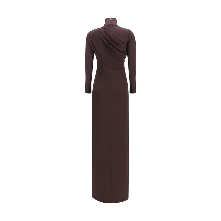 Courrèges Brown Viscose Casual Dress
