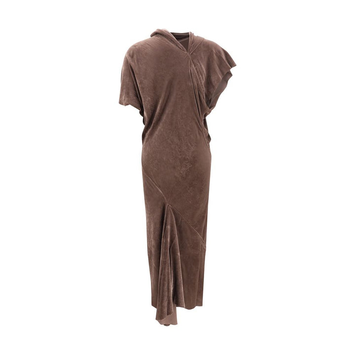 Rick Owens Brown Viscose Casual Dress
