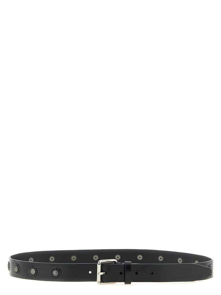 Lemaire Black Calfskin Regular Belt