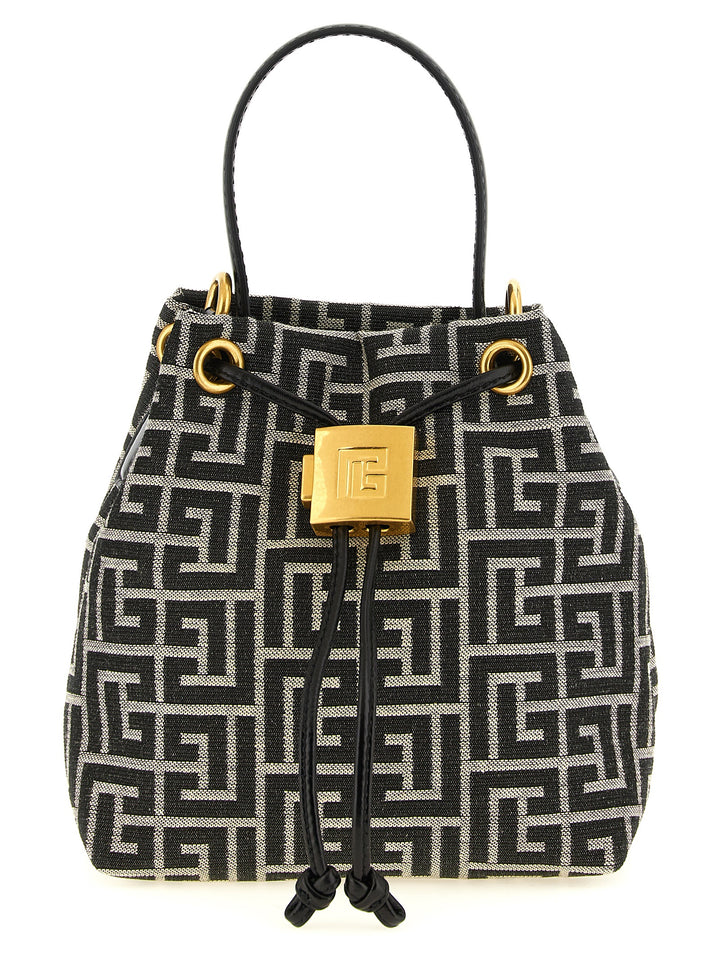 Balmain Bicolor Polyester Handbag