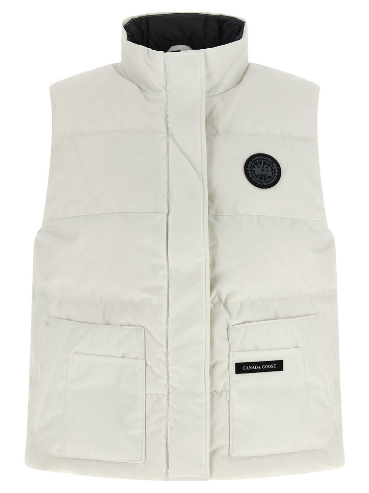 Canada Goose White Polyester Sleeveless Jacket