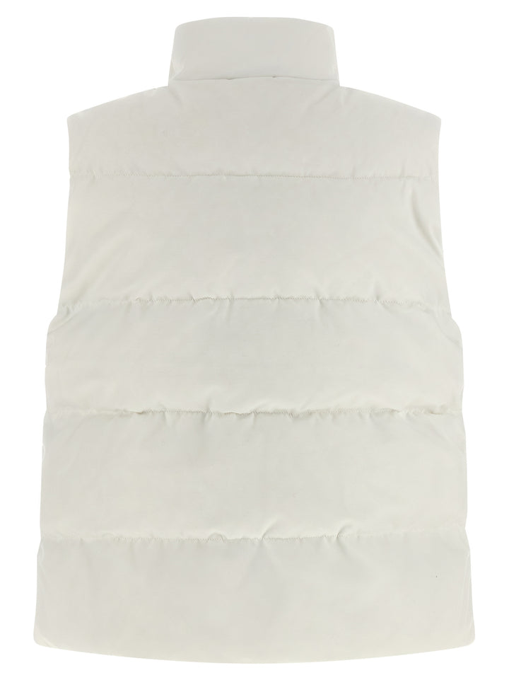 Canada Goose White Polyester Sleeveless Jacket