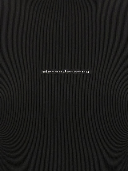 Alexander Wang Black Polyamide Cardigan