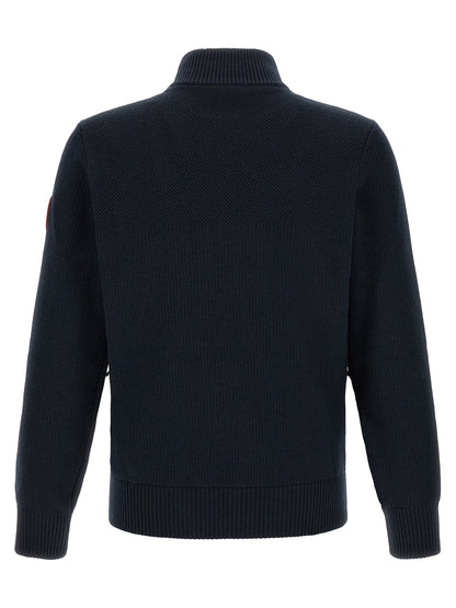 Canada Goose Black Wool Full-Length Jacket