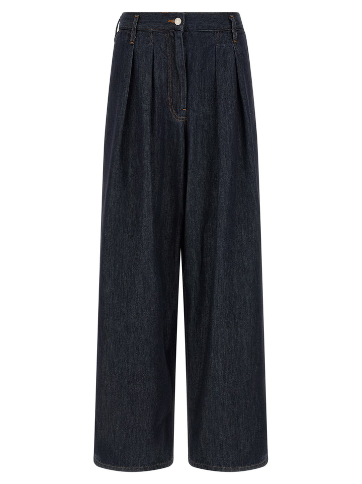 Dries Van Noten Blue Cotton Relaxed Fit Jeans