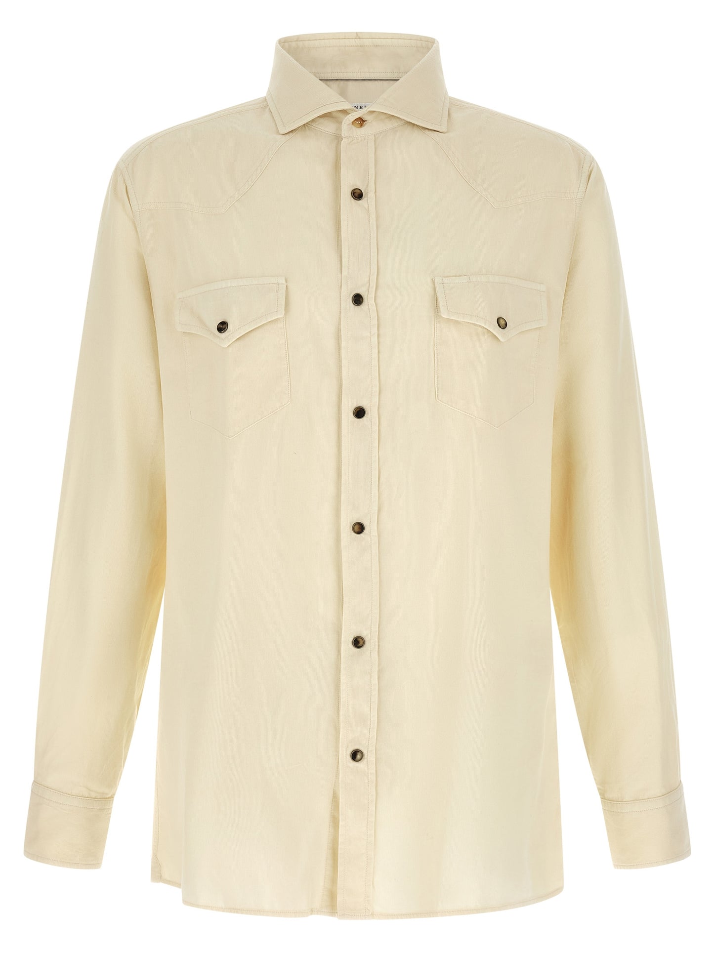 Brunello Cucinelli White Cotton Blouse