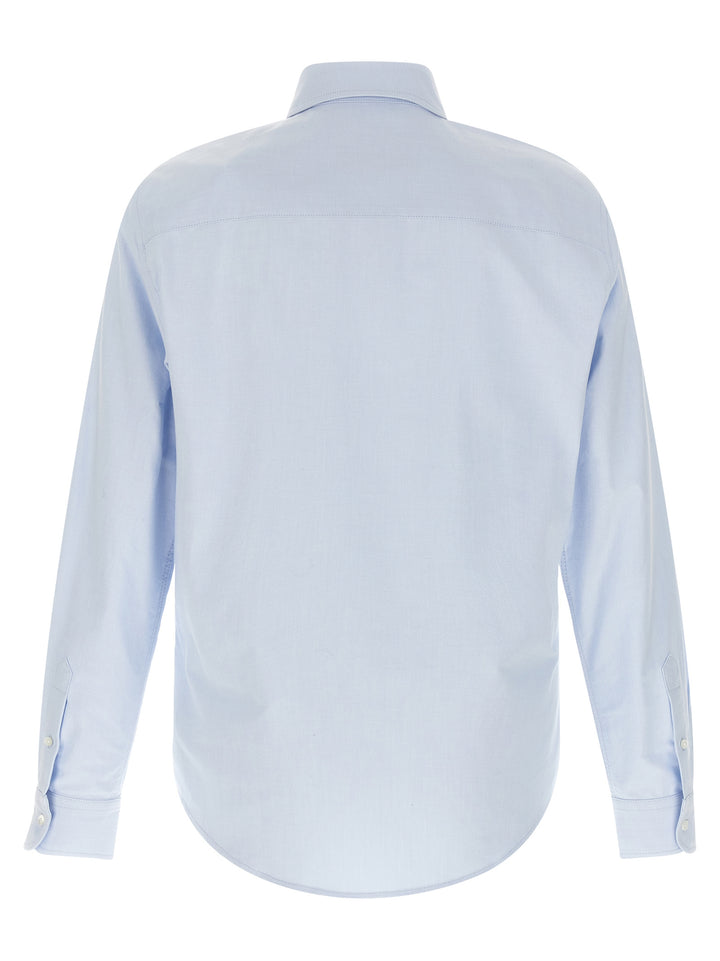 Ami Paris Blue Cotton Blouse