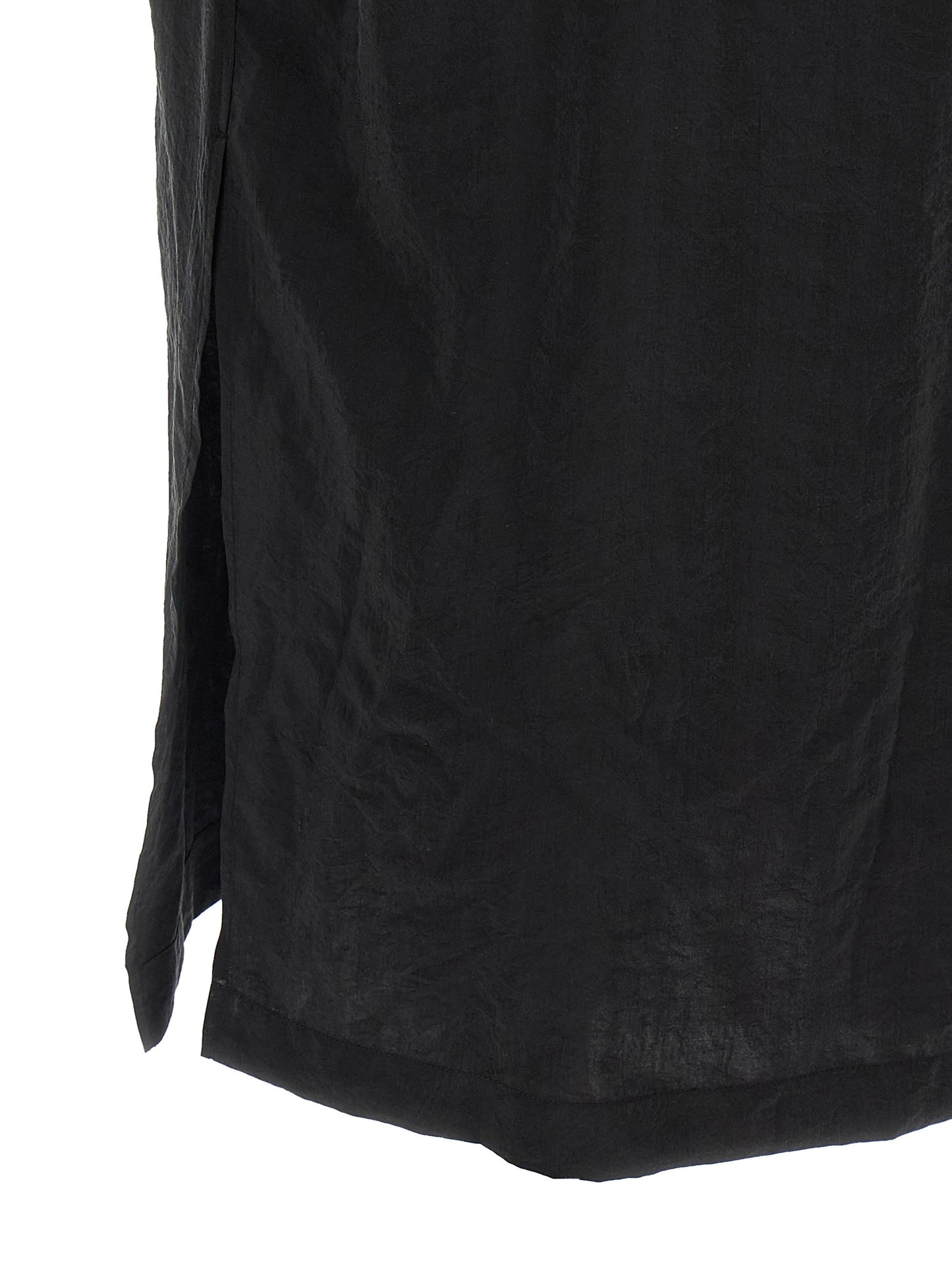 Lemaire Black Silk Midi Dress