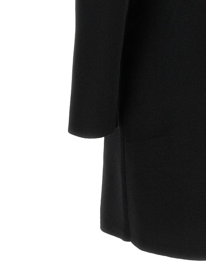 Elisabetta Franchi Black Viscose Short Dress