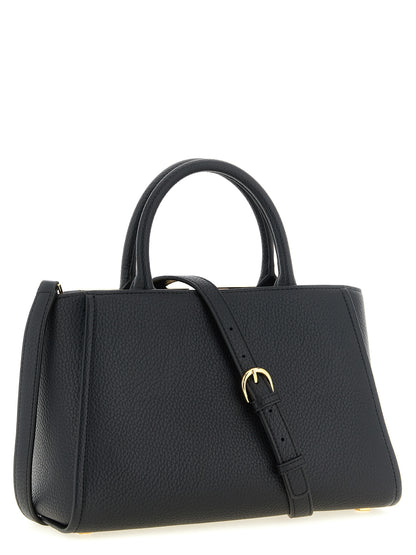 Elisabetta Franchi Black Polyester Tote Bag