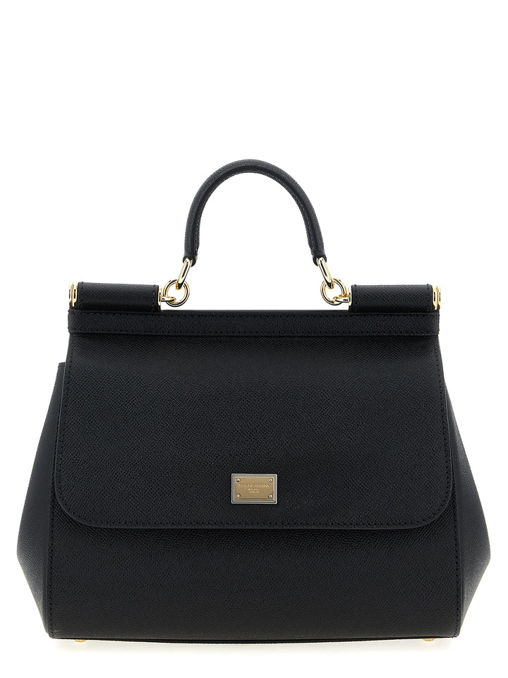 Dolce & Gabbana Black Calfskin Handbag