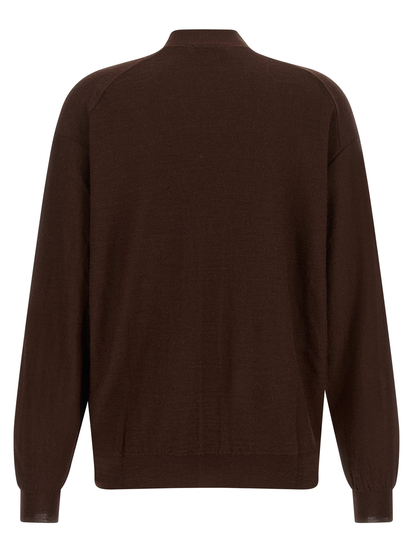 Lemaire Bordeaux Wool Cardigan
