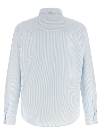 Ami Paris Blue Cotton Blouse