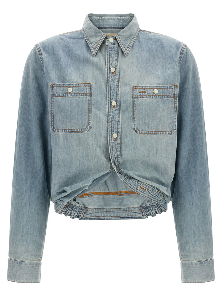 R13 Blue Cotton Blouse