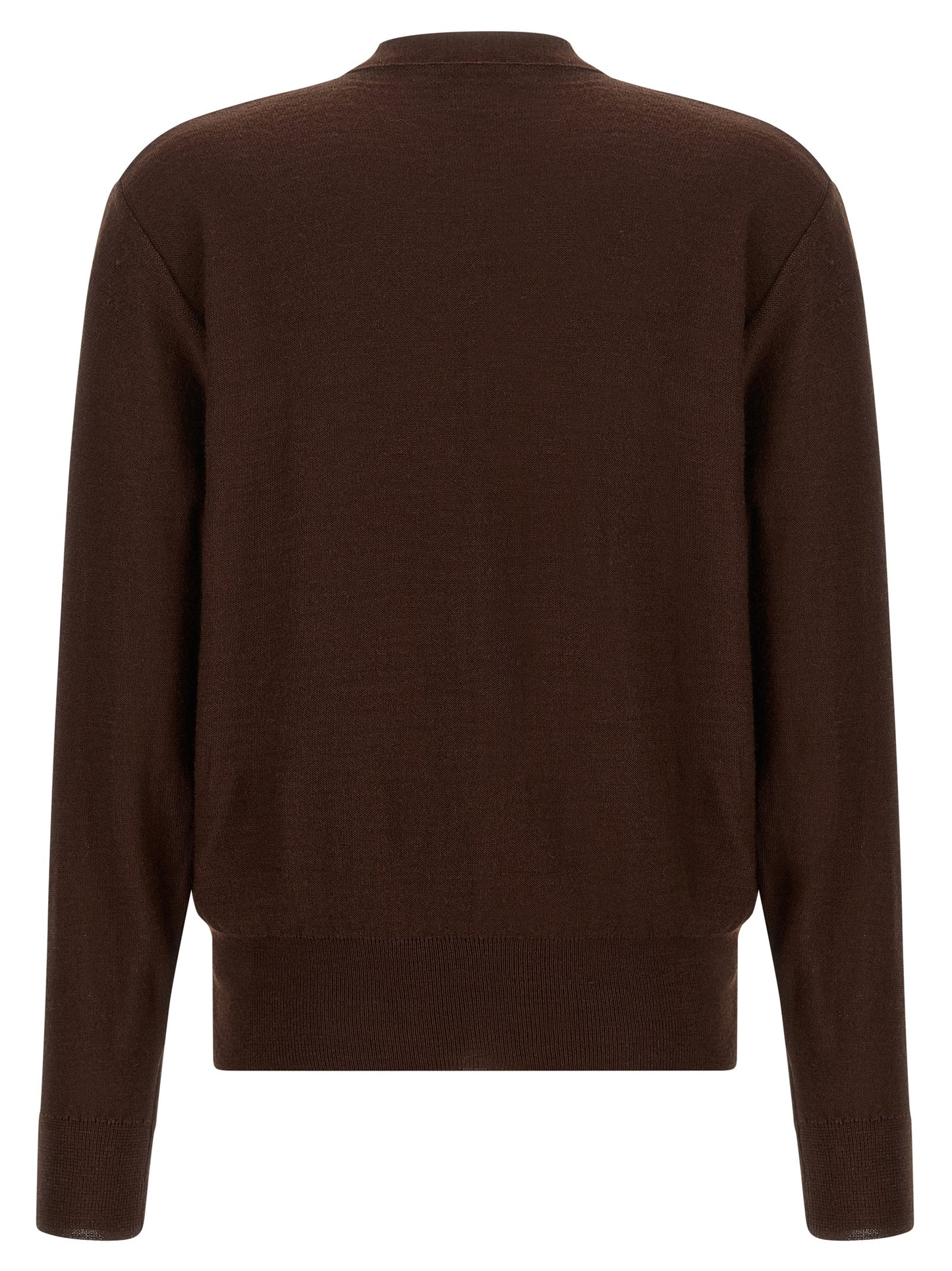 Lemaire Bordeaux Wool Cardigan