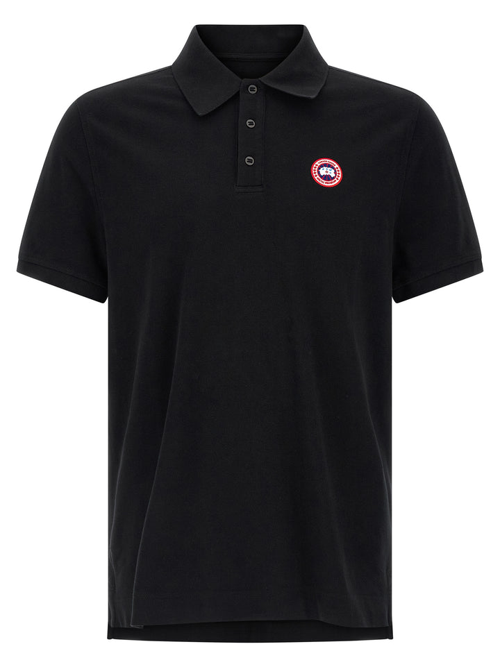 Canada Goose Black Cotton Polo Shirt