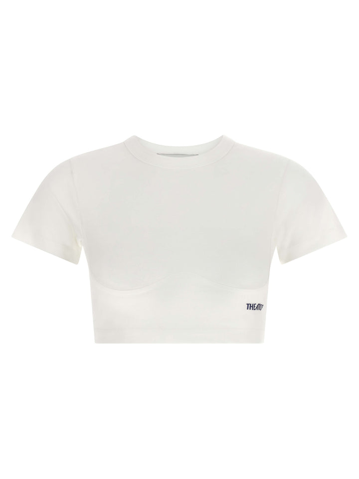 The Attico White Cotton T-Shirt