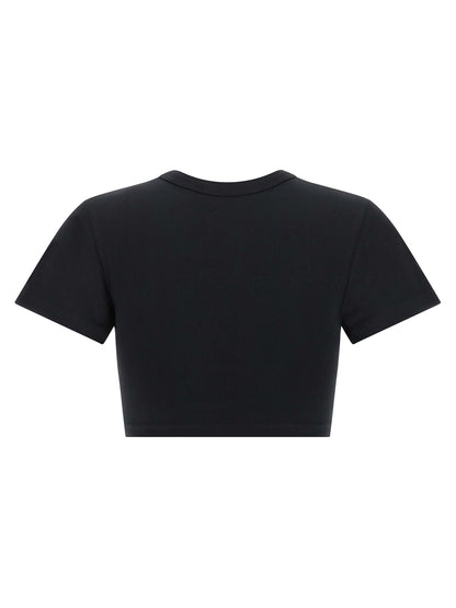 The Attico Black Cotton T-Shirt
