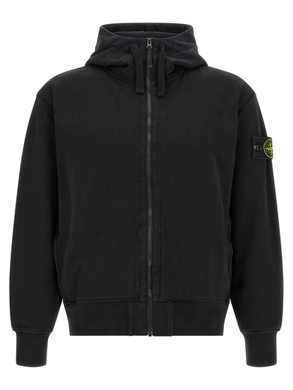 Stone Island Black Cotton Sweatshirt