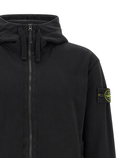 Stone Island Black Cotton Sweatshirt