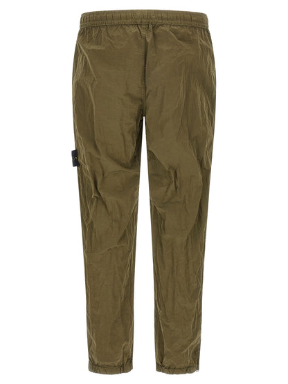 Stone Island Bicolor Polyamide Athletic Pants