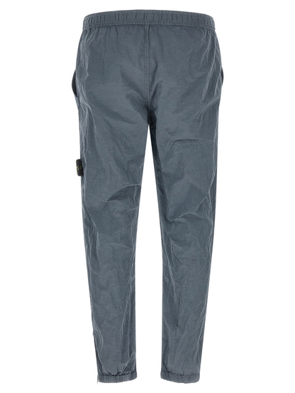 Stone Island Gray Polyamide Joggers (Workout Pants)