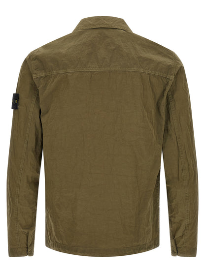 Stone Island Bicolor Polyamide Blouse
