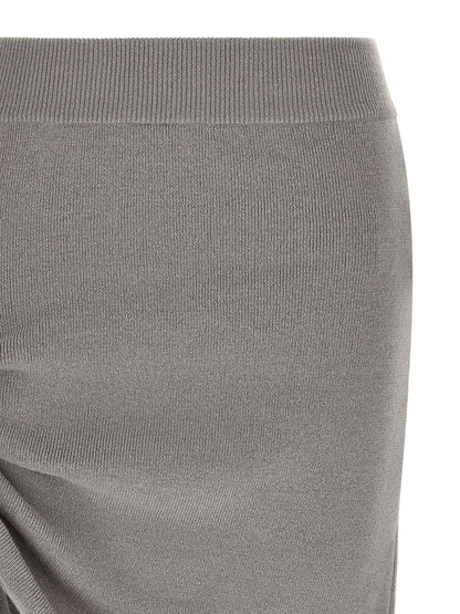 Giuseppe Di Morabito Gray Virgin Wool Long Skirt