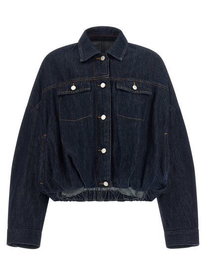 Dries Van Noten Blue Cotton Denim Jacket