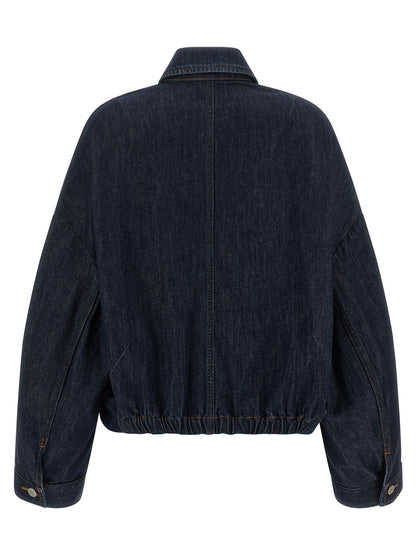 Dries Van Noten Blue Cotton Denim Jacket