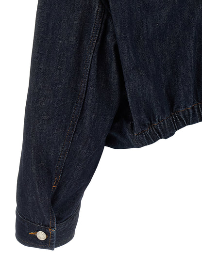 Dries Van Noten Blue Cotton Denim Jacket