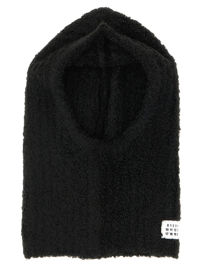 MM6 Maison Margiela Black Marabou Hat
