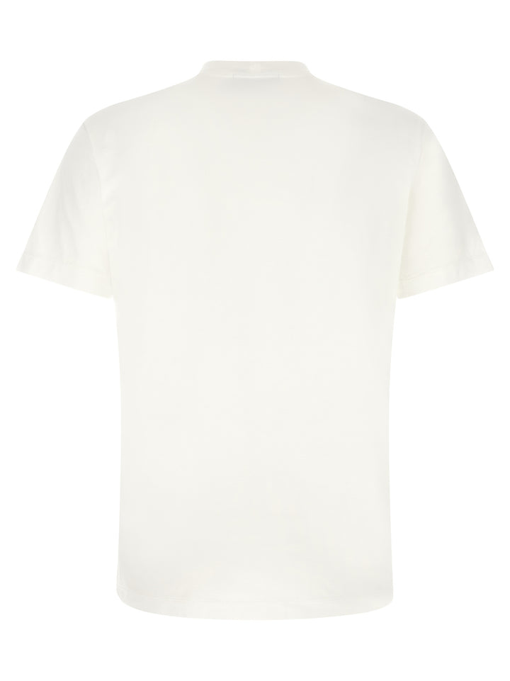 Stone Island White Cotton T-Shirt