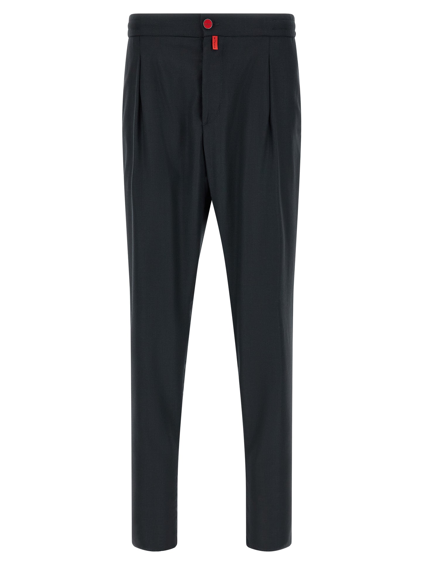 Kiton Blue Wool Pants