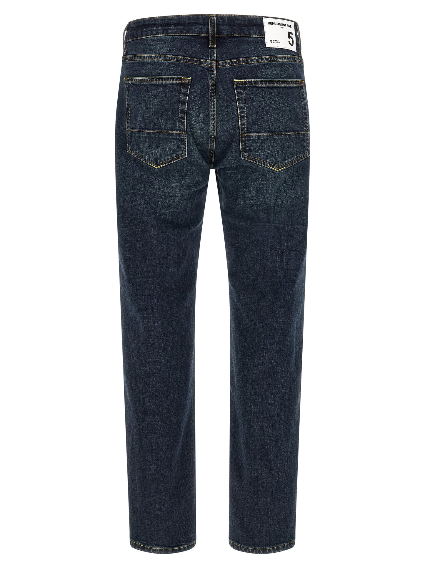 Department 5 Blue Cotton Straight-Leg Jeans