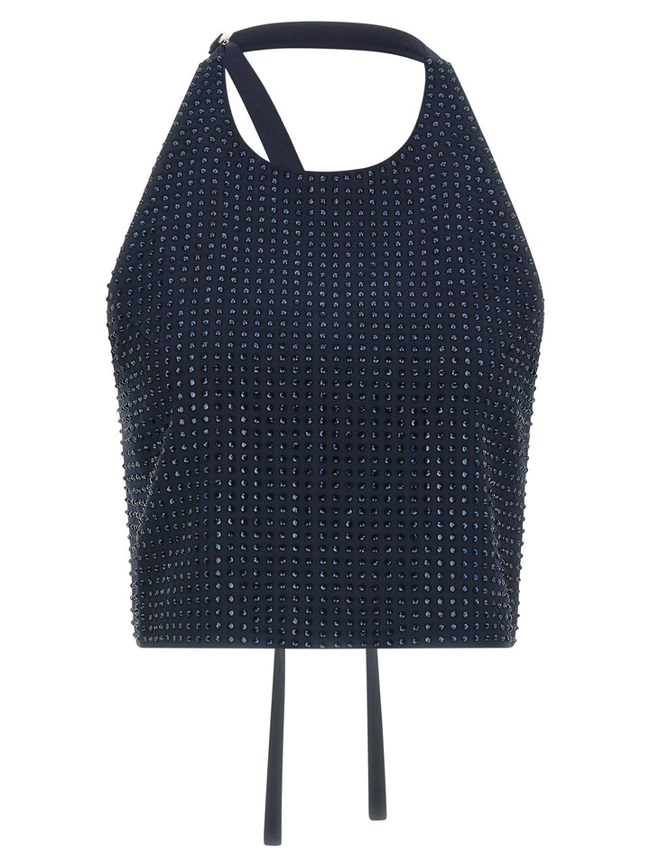 PINKO Blue Polyester Tank Tops