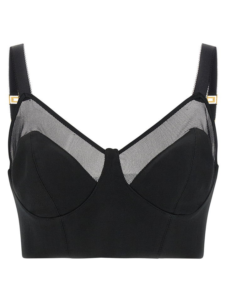 Elisabetta Franchi Black Virgin Wool Tank Tops