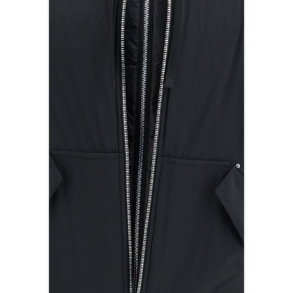 Moose Knuckles Black Nylon Full-Length Jacket